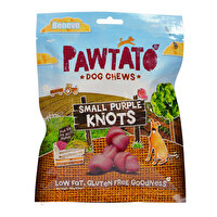 Der Kauknochen Pawtato Knots Purple von Benevo - ein ausgezeichneter veganer Hundkauknochen mit viel lila Süßkartoffelmehl. Jetzt günstig bei kokku im veganen Onlineshop bestellen!