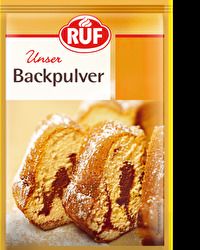 Das klassische Backpulver von RUF - einfach in der Anwendung, immer schnell zur Hand! Der Inhalt verteilt sich auf 6 Tütchen je 15 Gramm Backpulver.