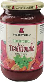 Die Tomatensauce Traditionale von Zwergenwiese enthält besonders viel leckeres Gemüse.