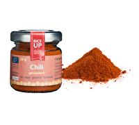 Das geräucherte Chili von RiCE UP vereint die feurige Schärfe von Chilischoten mit pikantem Raucharoma.