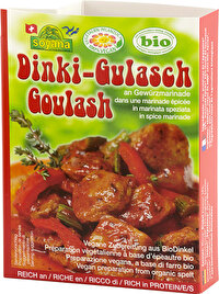 Dinki Gulasch von Soyana ist für Alle, die Gulasch lieben.