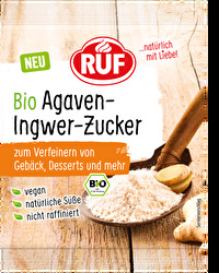 Wer weniger raffinierten Zucker zu sich nehmen möchte und stattdessen lieber auf Zuckeralternativen setzt, der wird den Bio Agavenzucker mit Ingwer von RUF lieben.