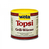 Topsi Grill-Würzer von Wela ist ein fein abgestimmtes Gewürzsalz mit dem Du Deinem Grillgemüse und veganen Bratstücken besondere Würze verleihen kannst.