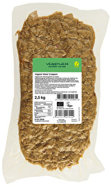 Der Veganer Döner Großpack von veggyness für die Freunde des deftigen Geschmacks - 2,5 Kilo veganer Döner hier im Großpack. Der Döner von Wheaty ist sehr einfach in der Pfanne erwärmbar und schmeckt authentisch!