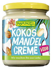 Exotischer Sommergenuss auf's Brot - der Kokos Mandel Creme Aufstrich von Rapunzel! Jetzt günstig im veganen Onlineshop bei kokku bestellen!