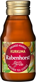 Der Kurkuma Weißer Tee Shot von Rabenhorst gibt dir mit dem Geschmack aus leicht-scharfem Kurkuma, Weißer Tee-Essenz und Bio-Mehrfruchtsaft einen frischen Energie- und Gute Laune-Boost für unterwegs.