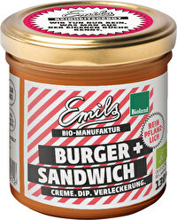 Mit der Burger & Sandwich Creme von Emils Bio-Manufaktur werden deine Pommes oder Burger eine Wucht.