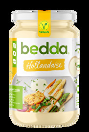 Die vegane Sauce Hollandaise von Bedda ist mindestens genauso lecker wie ihr tierisches Vorbild, dafür aber gesünder und ohne Tierleid produziert.