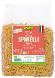 Mit den Spirelli im 2kg-Pack hat Rapunzel eine Pasta kreiert, die sich sehen lassen kann.