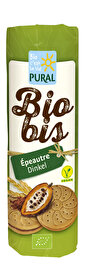 Die BioBis Doppelkekse Dinkel Choc von Pural bieten dir eine ganze Rolle volles schokoladiges Keksvergnügen mit bestem Dinkelmehl!