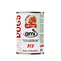 AMI DOG Red von Ami Dog ist ein Feucht-Alleinfutter zur veganen Ernährung von Hunden. Neben einem hohen Anteil an Tomaten und Bohnen enthält es noch viel Erbsenprotein, rote Beete und Zucchini.