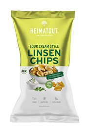 Das hat es noch nicht gegeben! Die Linsen Chips im veganen Sour Cream Style von Heimatgut sind ein absolutes Geschmackshighlight.