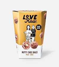 Mit der Nutty Choc Balls Box von LoveRaw bist du optimal ausgestattet, wenn dich mal wieder eine Heißhunger Attacke überkommt oder du spontan Besuch zum Kaffee bekommst.