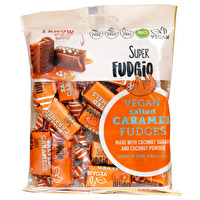 Die neuen Toffees °salted Caramel° von Super Fudgio sind nicht nur vegan, sondern auch Gluten- und Palmölfrei.