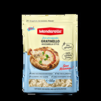 Egal ob auf überbackenen Gerichten, einem Sandwich oder der liebsten frisch zubereiteten Pizza, der Gratinello Mozarella-Style von Mondarella schmilzt, zieht Fäden, wirft Blasen und kommt dabei 100% pflanzlich daher.
