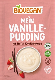 Biovegans Vanillepudding gibt dir den vollen Geschmack der Vanille und kann mit allen erdenklichen, leckeren Soßen kombiniert werden.
