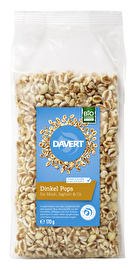 Dinkel Pops von Davert sind für Müsli, Joghurtalternativen & Co. der beste Begleiter. Aromatisch und aufgepufft, schmecken sie fein röstig und sind luftig leicht.