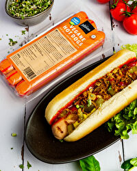 Unsere Veganen Hot-Dogs von planeo schmecken auch super in der Pfanne gebrutzelt.