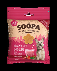 Die Hundedrops Strawberry Dog-Quiri von Soopa versetzen Deinen Hund umgehend in den Urlaubsmodus!