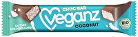 Der Choc Bar Coconut von Veganz hat eine so saftige Kokosfüllung, dass sie auf der Zunge zergeht.