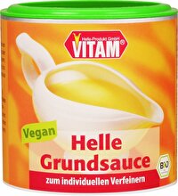 Die Helle Grundsauce von VITAM lässt sich ideal als Basis für eine Bechamel- und/oder Hollandaisealternative verwenden.