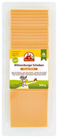 Vegane Schmelz Scheiben Cheddar Style 500g von Wilmersburger günstig bei kokku im veganen Onlineshop kaufen!