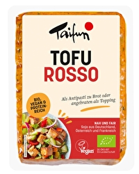Der beliebte Tofu Rosso von Taifun überzeugt durch fruchtig-frischen Geschmack und ist daher ideal geeignet für die mediterrane Küche.Der beliebte Tofu Rosso von Taifun überzeugt durch fruchtig-frischen Geschmack und ist daher ideal geeignet für die mediterrane Küche.