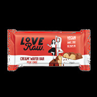 Wenn du einen gewissen Schokoriegel bislang in der veganen Variante vermisst hast, kommt dir der Cre&m Wafer Bar M:lk Choc von LoveRaw sicherlich gelegen.