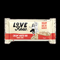 Der Cre&m Wafer Bar White Choc von LoveRaw ist eine Offenbarung für alle Fans von weißer Schokolade.