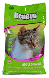 Im 10kg-Großpack des veganen Katzenfutters von Benevo ist alles enthalten, was deine Katze braucht. Jetzt günstig im Vegan-Shop bei kokku kaufen!