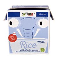 Der Milli! Rice Mildsüßer Reisdrink von Soyatoo! ist ein Reis-Drink mit natürlicher Süße und ohne künstliche Zusätze. Ideal für den Sport oder die kleine Pause zwischendurch!