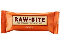Die Cashew Riegel von Raw Bite sind Rohkostriegel auf Basis von getrockneten Früchten.
