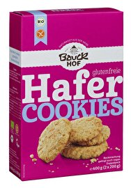 Die glutenfreie Hafer-Cookies-Backmischung von Bauckhof reicht für die Kleinproduktionsserie von 24 großen Hafercookies oder ca. 80 Mini-Kekse. Jetzt günstig bei kokku im veganen Onlineshop bestellen!