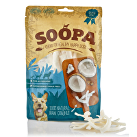 Die Coconut Chews von Soopa enthalten alles Gesunde aus der Kokosnuss! Einfach und gesund mit 100% natürlichen Inhaltsstoffen. Jetzt günstig bei kokku im Veganshop bestellen!