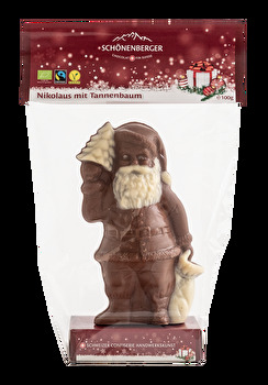Heidi Chocolate - Weihnachtsmann mit Tannenbaum vegan