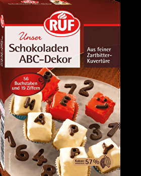 RUF - Schokoladen ABC Dekor