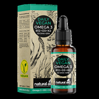 natural aid - Daily Vegan Omega3+B12+D3+K2