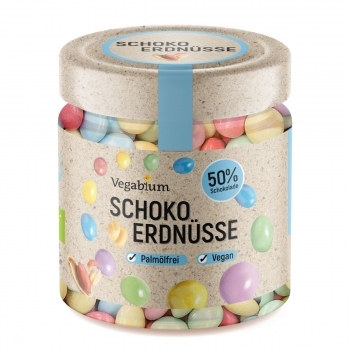 Vegablum - Schoko Erdnüsse im Glas