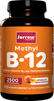 Jarrow - B12 Lutschtabletten 2500 µg (mit Pfirsichgeschmack)