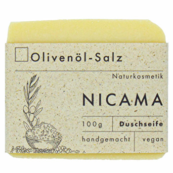 NICAMA - DuschSeife Olivenöl-Salz