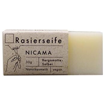 NICAMA - Rasierseife Bergamotte Salbei MINI