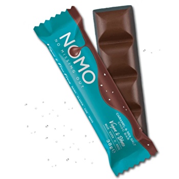 NOMO - Caramel & Sea Salt Choc Bar