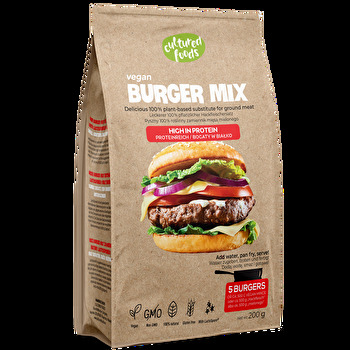 cultured foods - Veganer Burger Mix