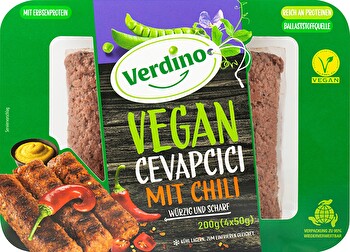 Verdino - Vegane Cevapcici mit Chili