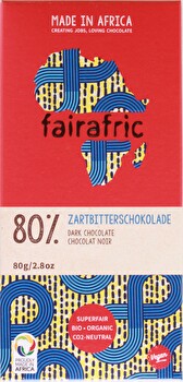 fairafric - Zartbitterschokolade 80%