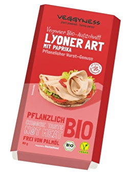 veggyness - Aufschnitt Lyoner Art mit Paprika