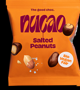 nucao - Salted Peanuts in Zartbitterschokolade