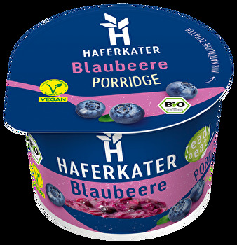 Haferkater - Hafer Porridge Blaubeere