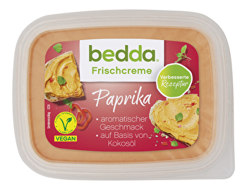 bedda - Frischcreme Paprika - Verbesserte Rezeptur!