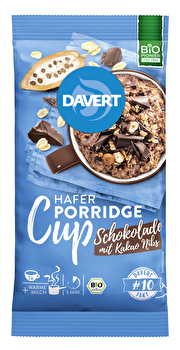 Davert - Porridge Cup Schokolade mit Kakao Nibs
